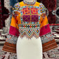 Afghan Top Upper Body Afghan Women Handmade Dress with White Handmade Chirma #2117