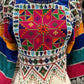 Afghan Top, Upper Body Afghan Women Handmade Dress with White Handmade Chirma #2118