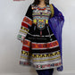 Afghan New Desgin Purpler Velvet Gand E Afghani Gold Chirma Afghan Women Dress #2095