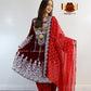 Afghan New Desgin Velvet Gand E Afghani White Gulabaton Afghan Women Dress #2046