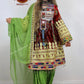 Afghani New Kuchi Bakhmal Dress Traditional Afghan Women Clothes #2115