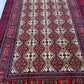 Handmade 6.5ftx10ft Afghani Red Rug