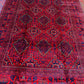 Handmade 6.5ftx10ft Afghani Red Rug