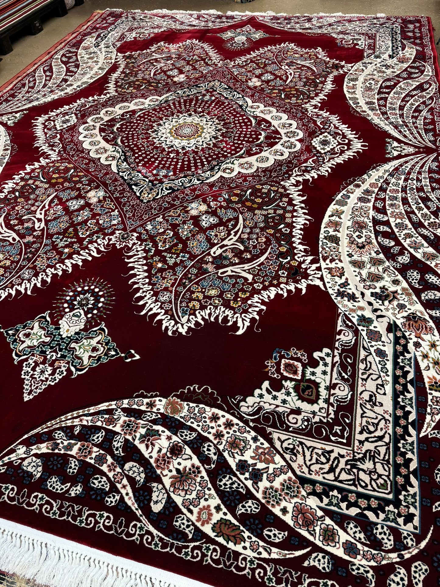 Afghani New Design Red Color Persian Carpet With High Quality (700 SHANA) #3053