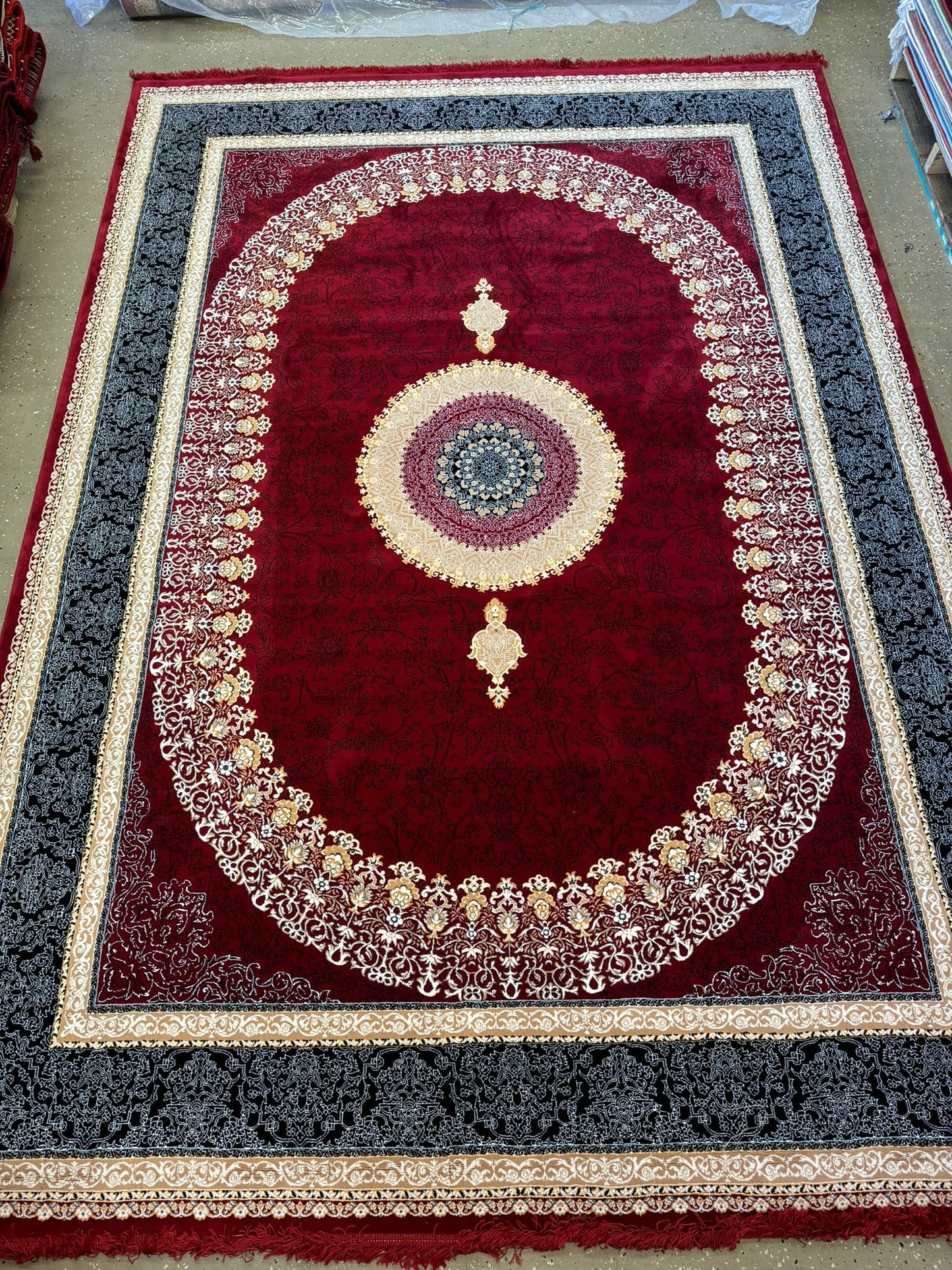 Afghani New Design Red Persian Carpet With High Quality (700 SHANA) #3056