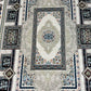 Beige Color Kashan Area Rug 1200 Reeds High Quality Carpet #5511A