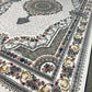 Creamy Color Kashan Area Rug 1200 Reeds GUL BARJASTA High Quality Carpet #5490U