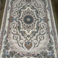 Beige Color Kashan Area Rug 1200 Reeds High Quality Carpet #5505U