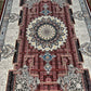 Red Color Kashan Area Rug 1200 Reeds High Quality Carpet #5514A