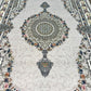 Beige Color Kashan Area Rug 1200 Reeds High Quality Carpet #5490U