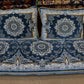 Blue Turkish High Quality Velvet Custom Made Toshak Cover #3048