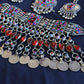 Afghan Handmade Kuchi Design Neckless With Earrings, Head Piece, and Beautiful Ring