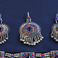 Afghan Handmade Kuchi Design Neckless With Earrings, Head Piece, and Beautiful Ring