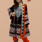 Afghani Kuchi Velvet Gand E Afghani With White Chirma Afghani Women Dress #2005