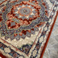 Orange Isfahan Persian Design High Quality Machine Made Carpet #3021