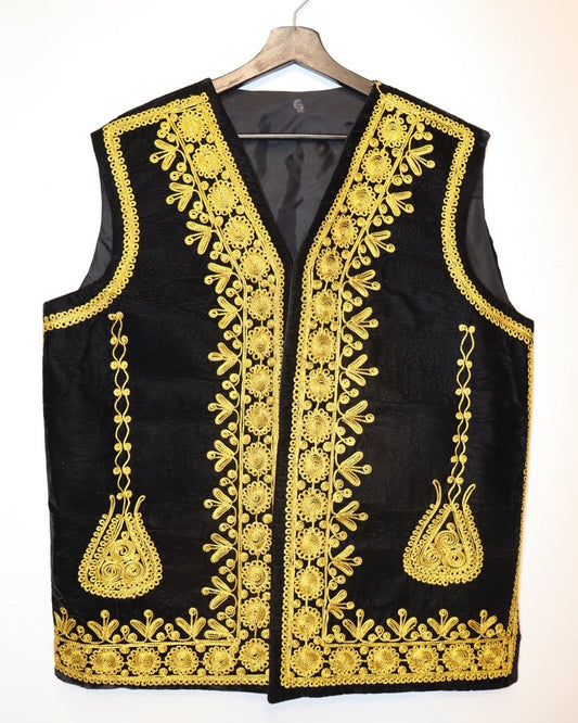 Gold and Black Vest