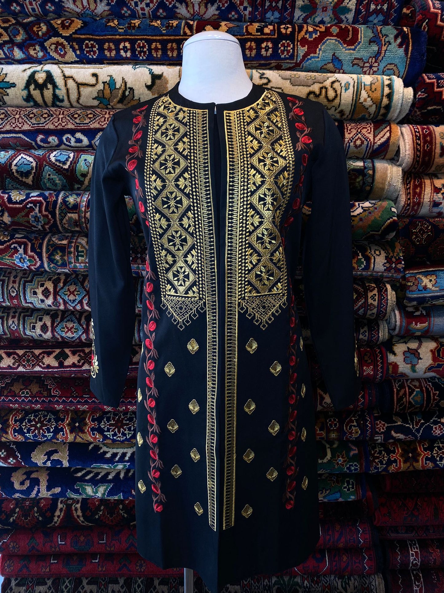 Gul Duzy Women Chapan E Afghani- Afghan Chapan