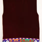 Afghan Traditional Men's Vest Hand-made and Gull Duzi with Multi Color