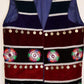 Afghan Traditional Men's Vest Hand-made and Gull Duzi with Multi Color