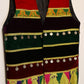 Afghan Traditional Men's Vest Hand-made and Gull Duzi with Multi Color