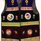 Afghan Traditional Men's Vest Hand-made and Gull Duzi with Multi Color