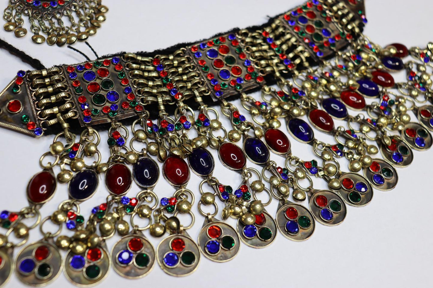 Afghan Jewelry Set Hand Made Afghani Necklace And Earrings Afghani