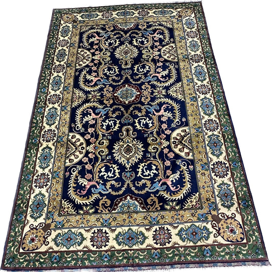 10' x 6'9'' Fine Afghan Handmade Wool Rug