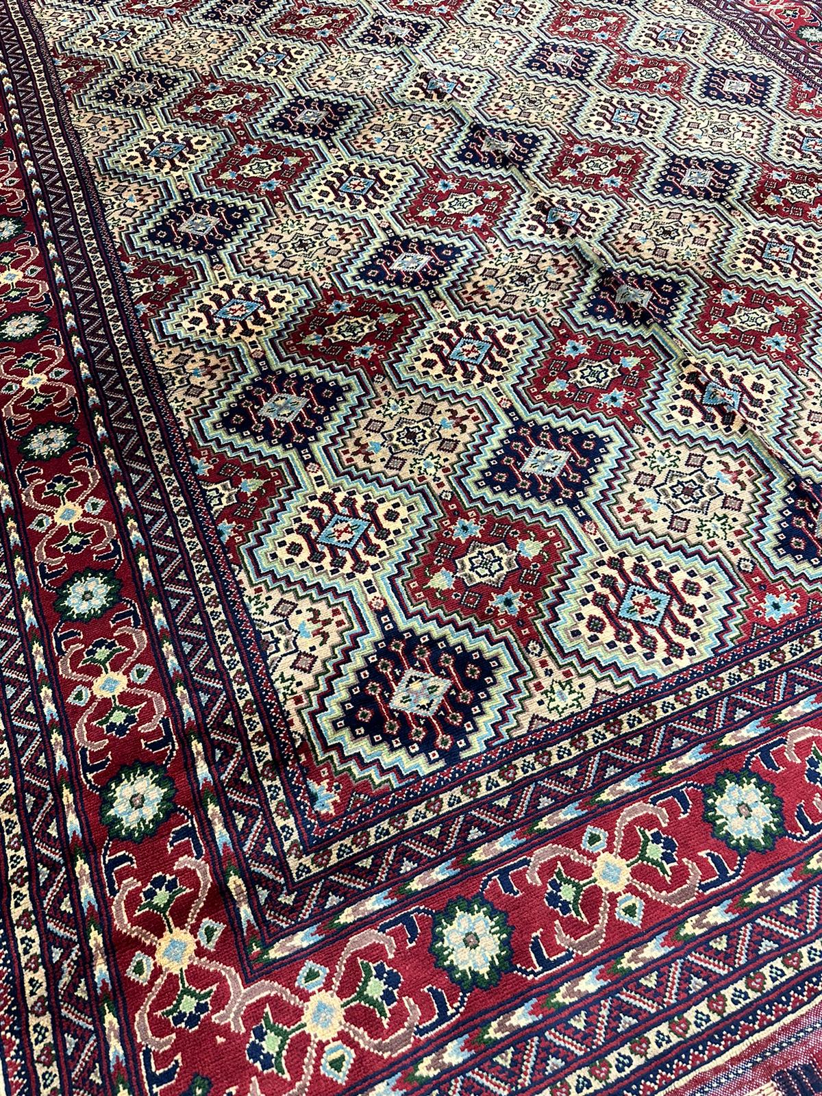 10'5'' x 6'6'' Fine Afghan Handmade Wool Rug