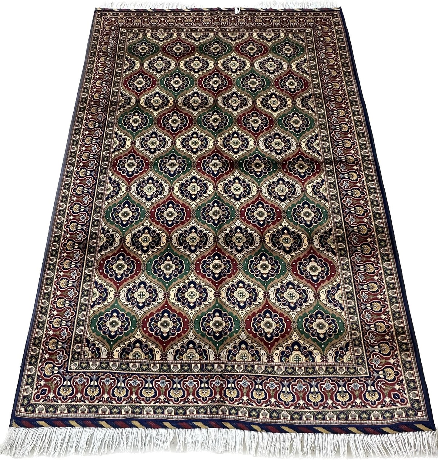 10'1'' x 6'10'' Fine Afghan Handmade Wool Rug