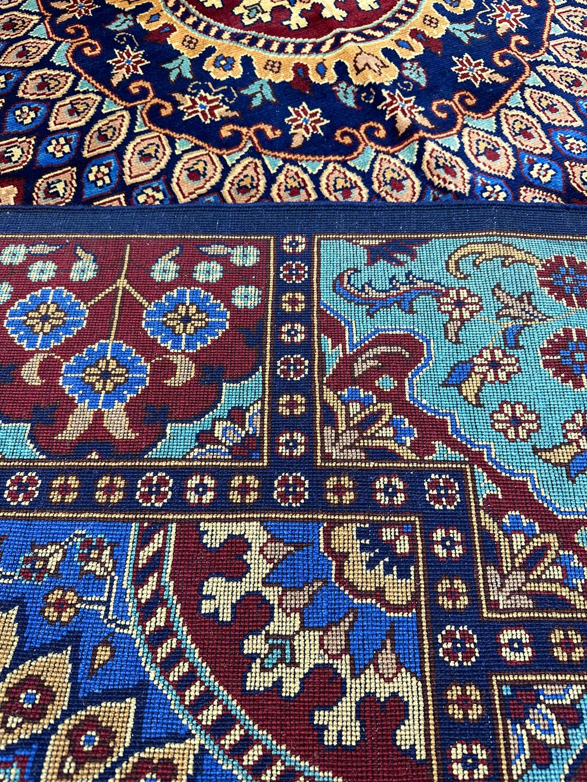 9'7'' x 6'10'' Fine Afghan Handmade Wool Rug