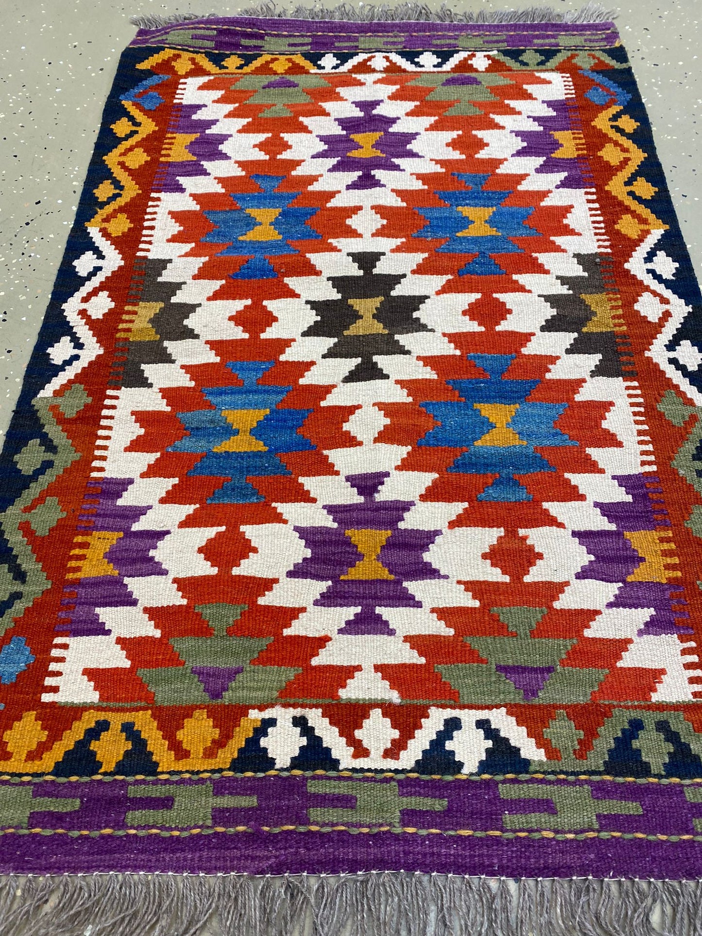 4' x 2'7.5'' Afghan Kilim Handmade Rug