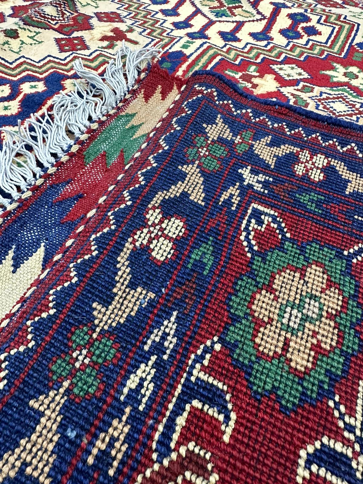 10'1'' x 6'11'' Fine Afghan Handmade Wool Rug