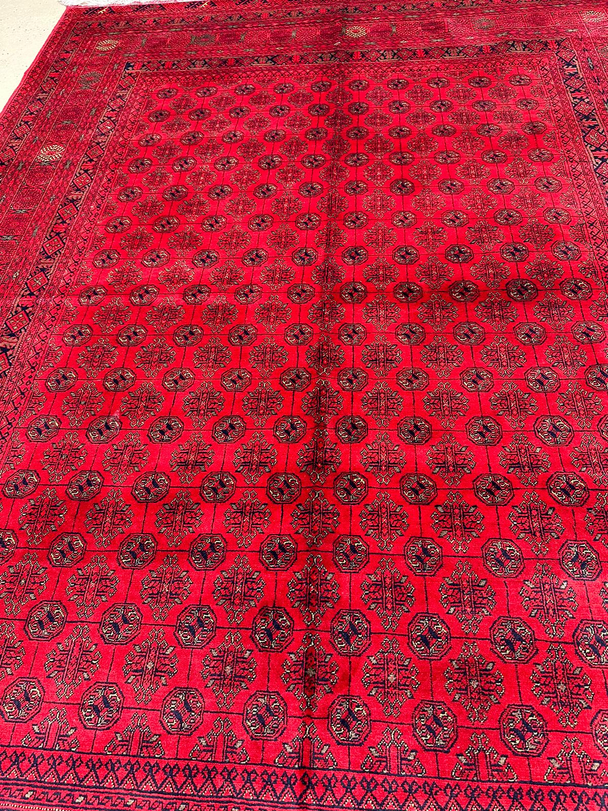 9'5'' x 6'6'' Mawri Gul Handmade Biljik Premium Sheep Wool Rug